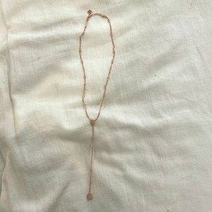 Kendra Scott rose gold necklace